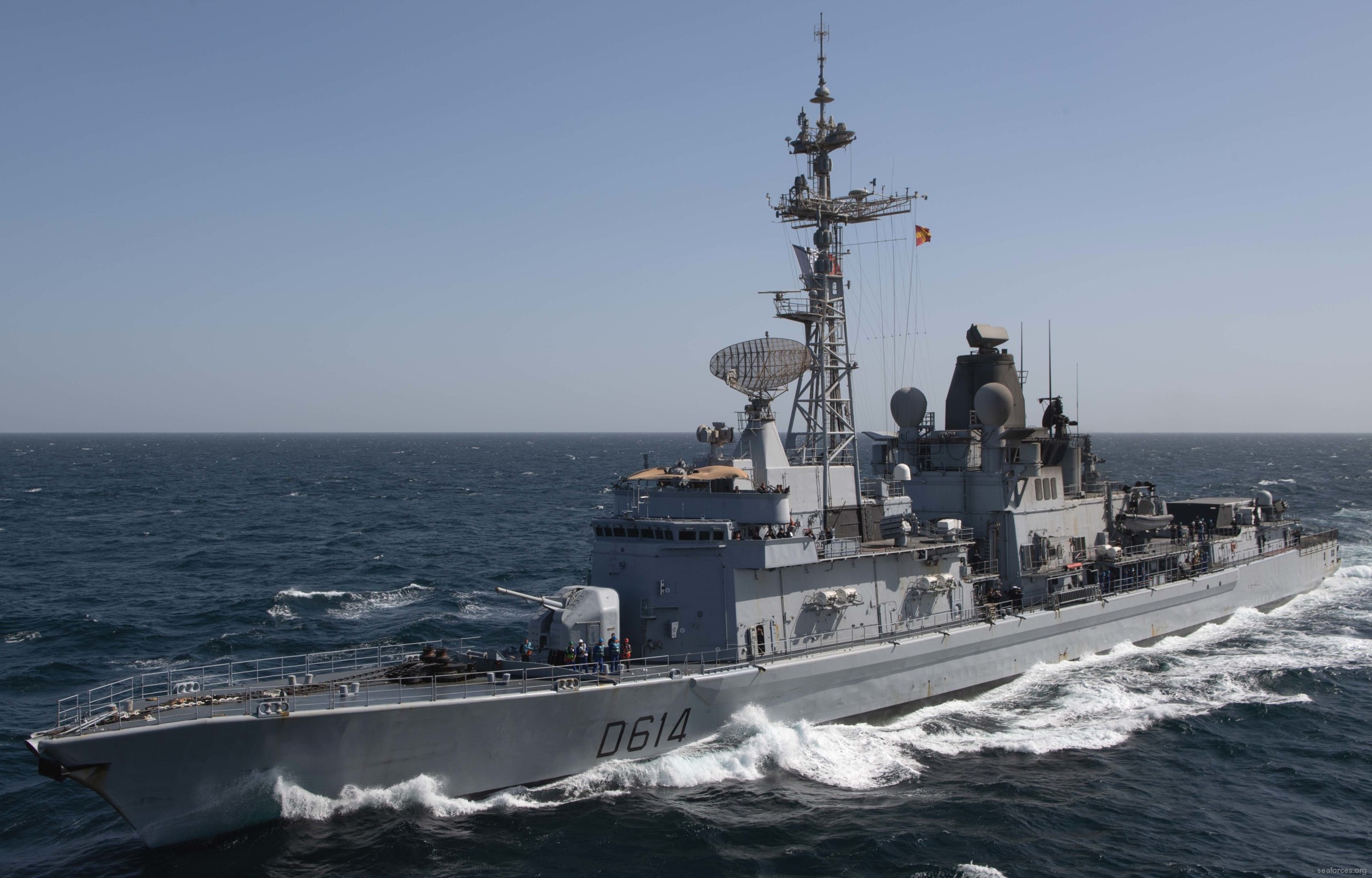 d-614 fs cassard f70aa class guided missile frigate ffgh ddg french navy marine nationale 21