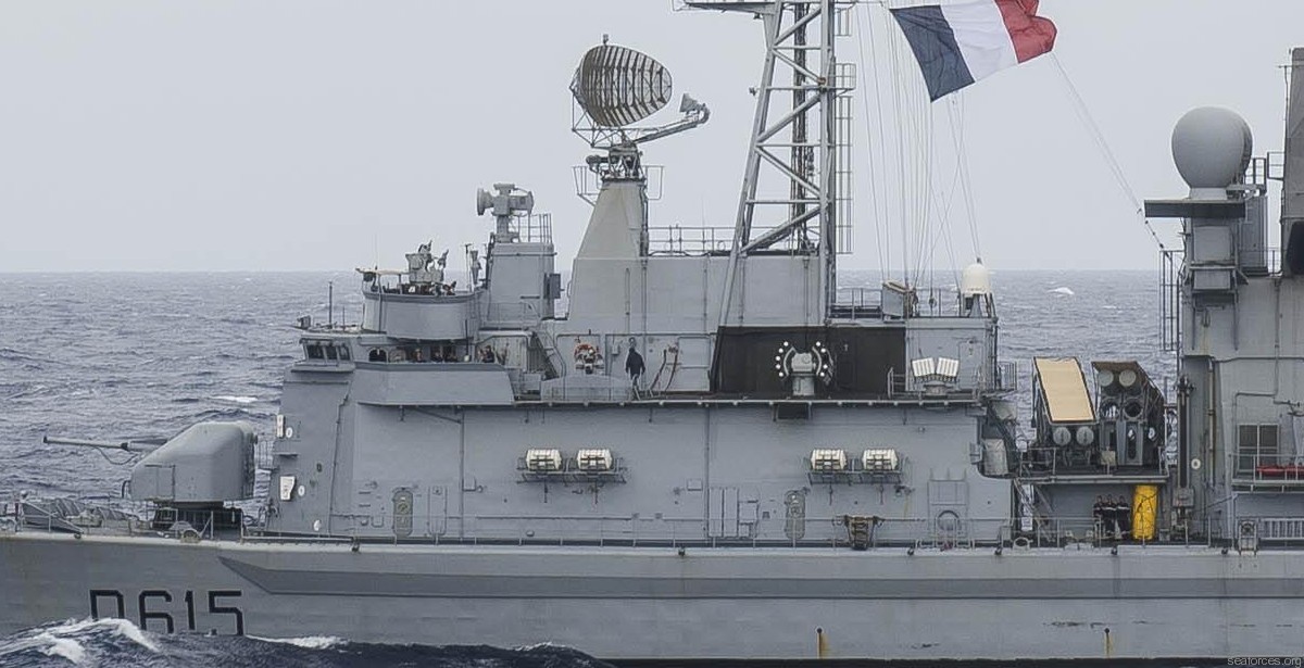 d-615 fs jean bart cassard f70aa class guided missile frigate ffgh ddg french navy marine nationale 07a mm40 exocet ssm