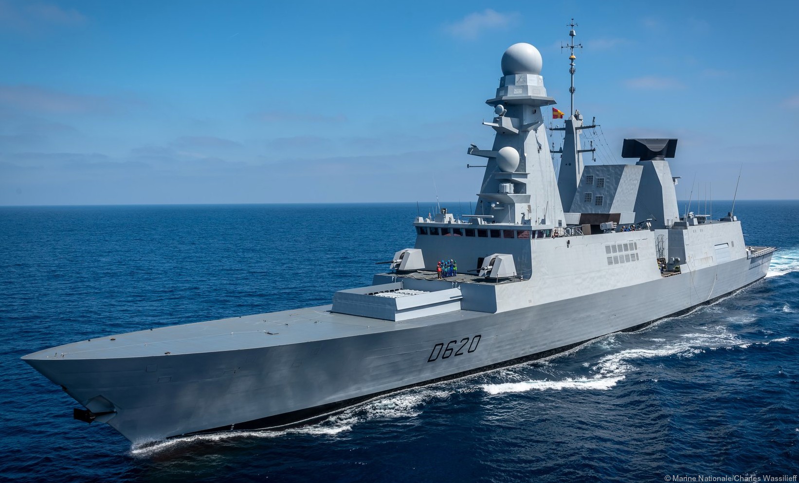 d-620 fs forbin horizon class guided missile frigate anti-air-warfare aaw ffgh french navy marine nationale 16 dcns lorient
