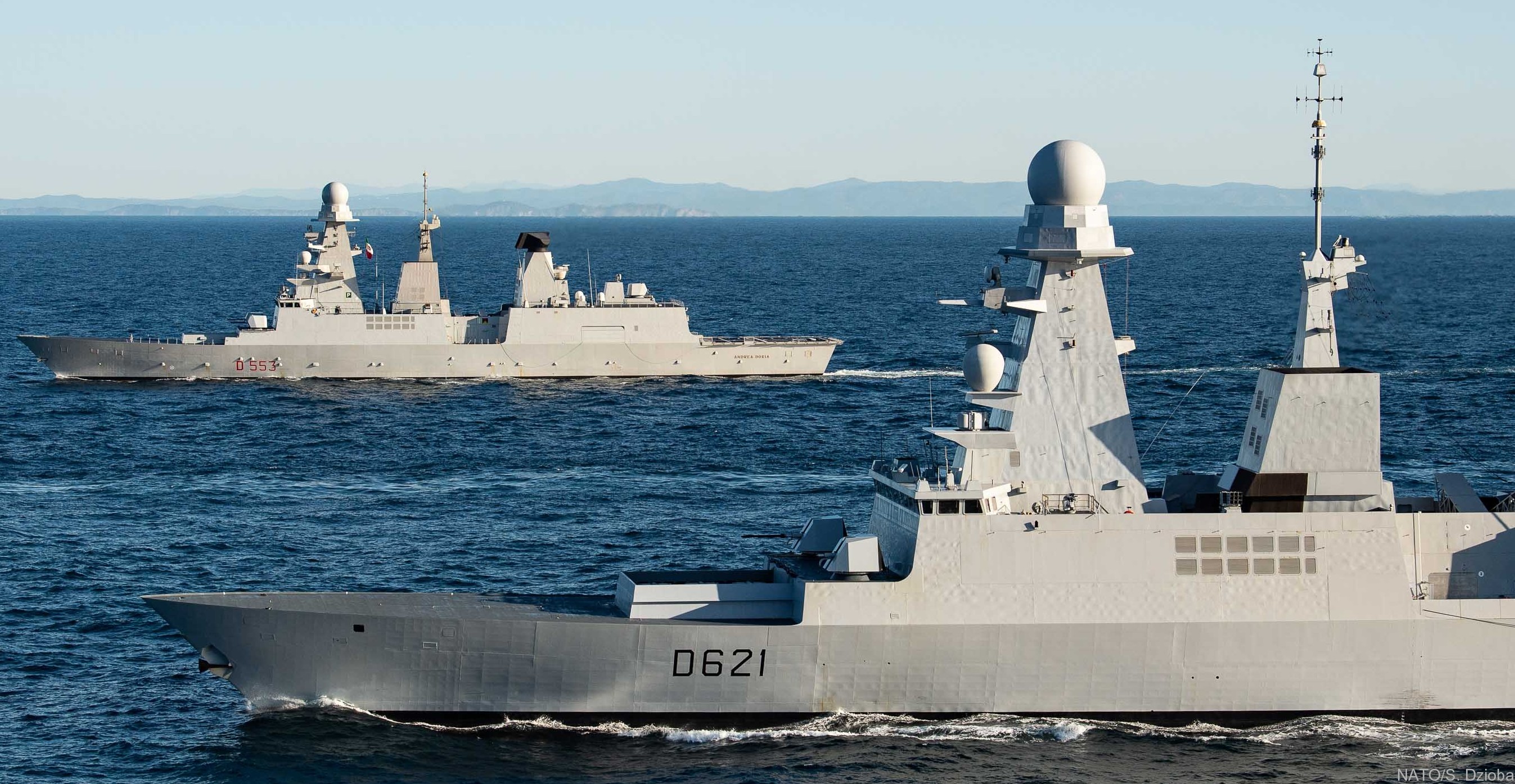 d-621 fs chevalier paul forbin horizon class guided missile frigate anti-air-warfare aaw ffgh french navy marine nationale 17