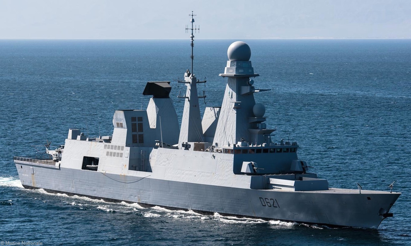 d-621 fs chevalier paul forbin horizon class guided missile frigate anti-air-warfare aaw ffgh french navy marine nationale 20 dcns lorient