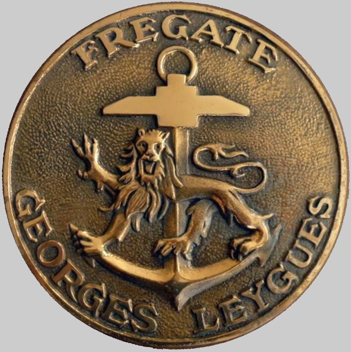 d-640 fs georges leygues insignia crest patch badge tape bouche frigate french navy 02x