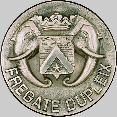 d-641 fs dupleix insignia crest patch badge tape bouche frigate french navy 02x
