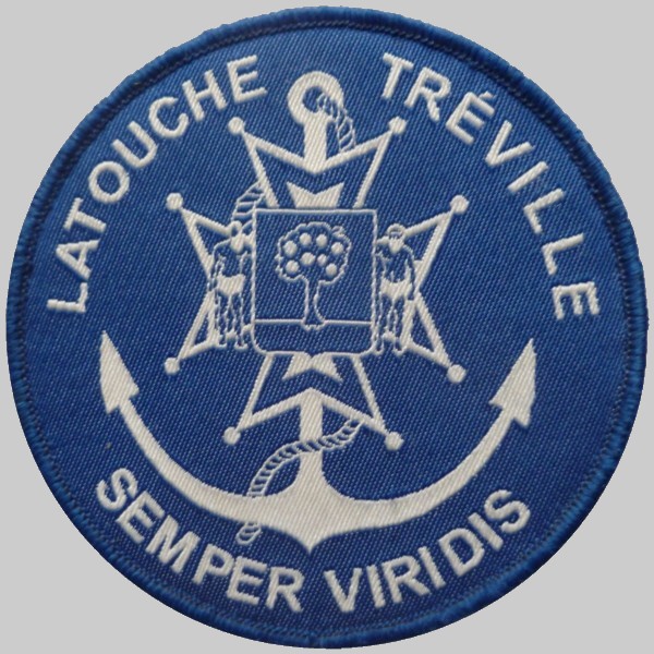 d-646 fs latouche treville insignia crest patch frigate destroyer f70as french navy 02p