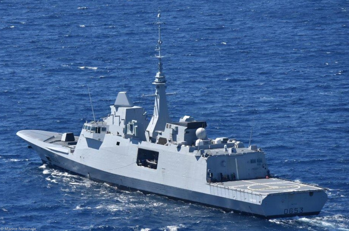 d-653 fs languedoc fremm aquitaine class frigate fregate multi purpose french navy marine nationale 13