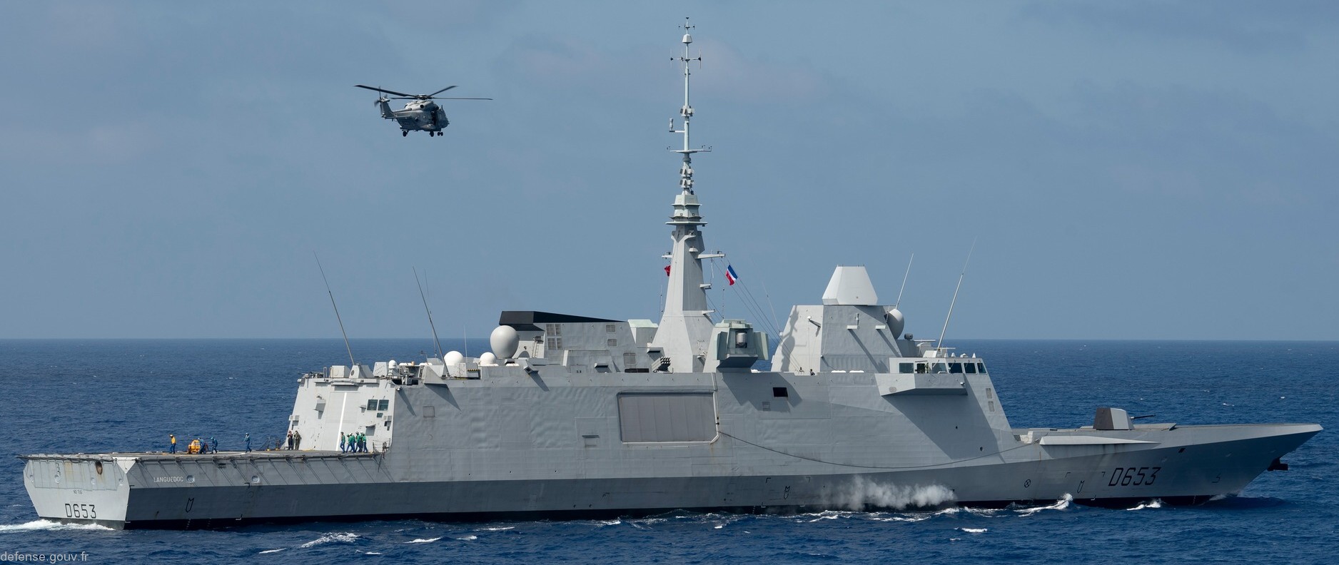 d-653 fs languedoc fremm aquitaine class frigate fregate multi purpose french navy marine nationale 16