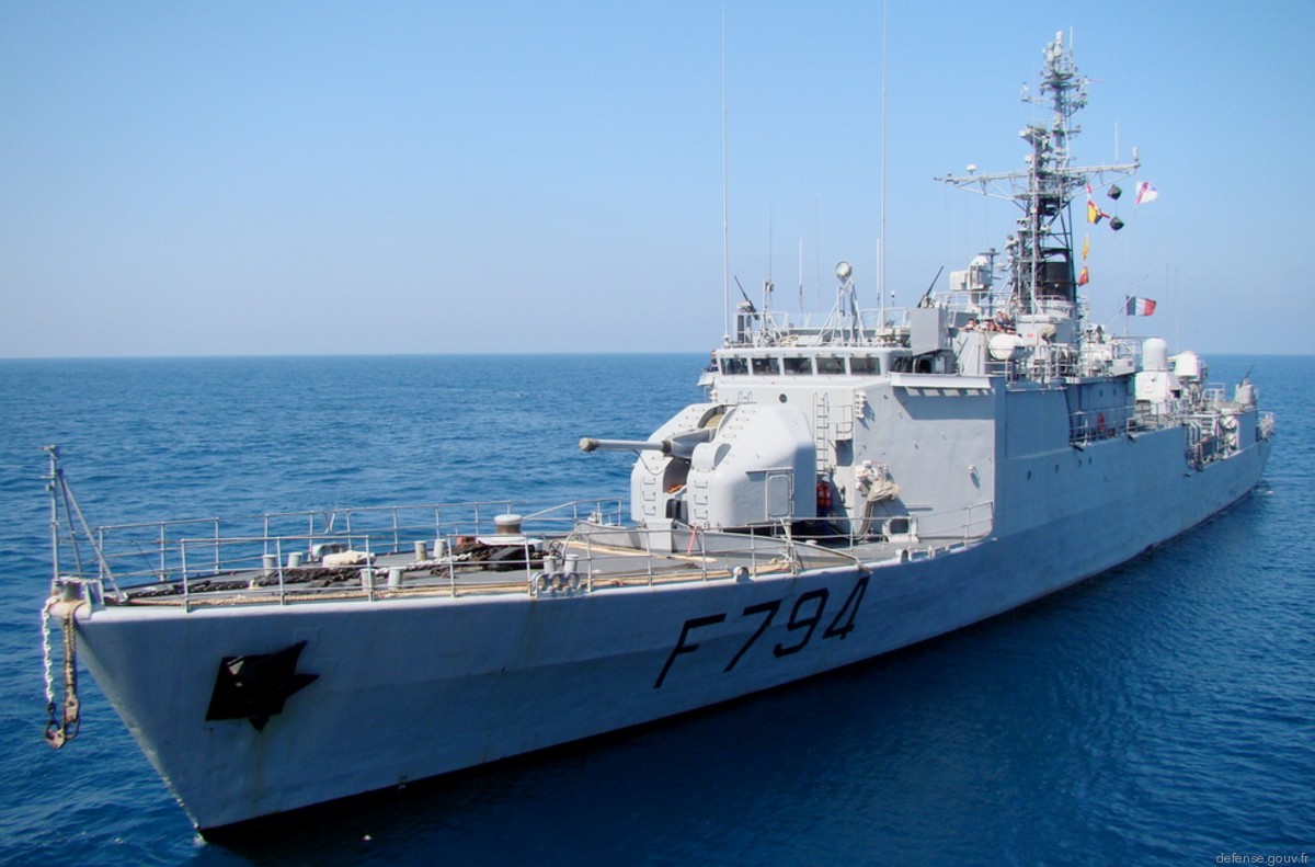 f-794 fs enseigne de vaisseau jacoubet d'estienne d'orves class corvette type a69 aviso french navy marine nationale 12