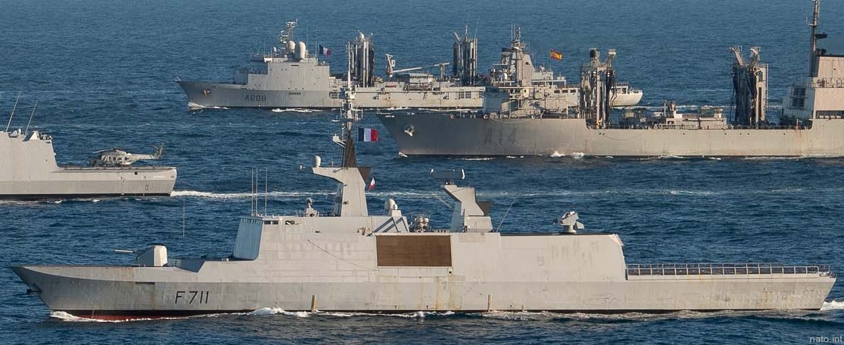 f-711 fs surcouf la fayette class frigate french navy marine nationale 17 nato snmg