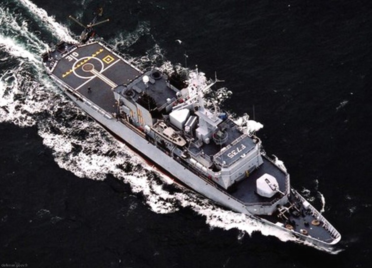 f-735 fs germinal floreal class frigate french navy marine nationale fregate de surveillance 03
