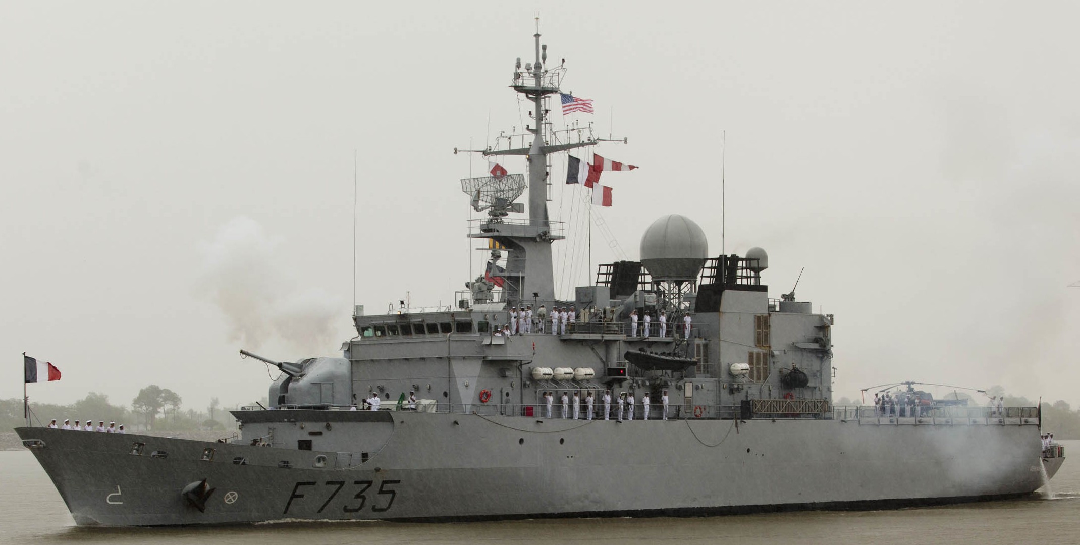 f-735 fs germinal floreal class frigate french navy marine nationale fregate de surveillance 06