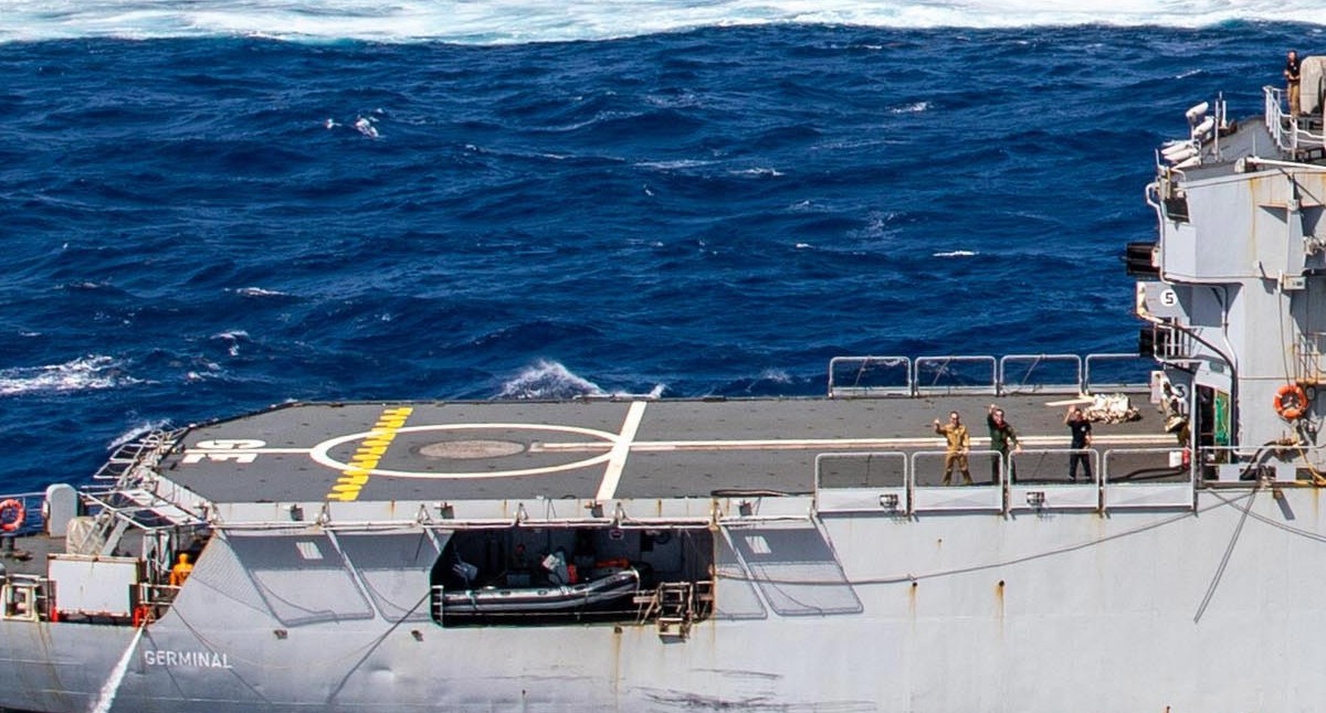 floreal class frigate french navy marine nationale fregate de surveillance 12 flight deck