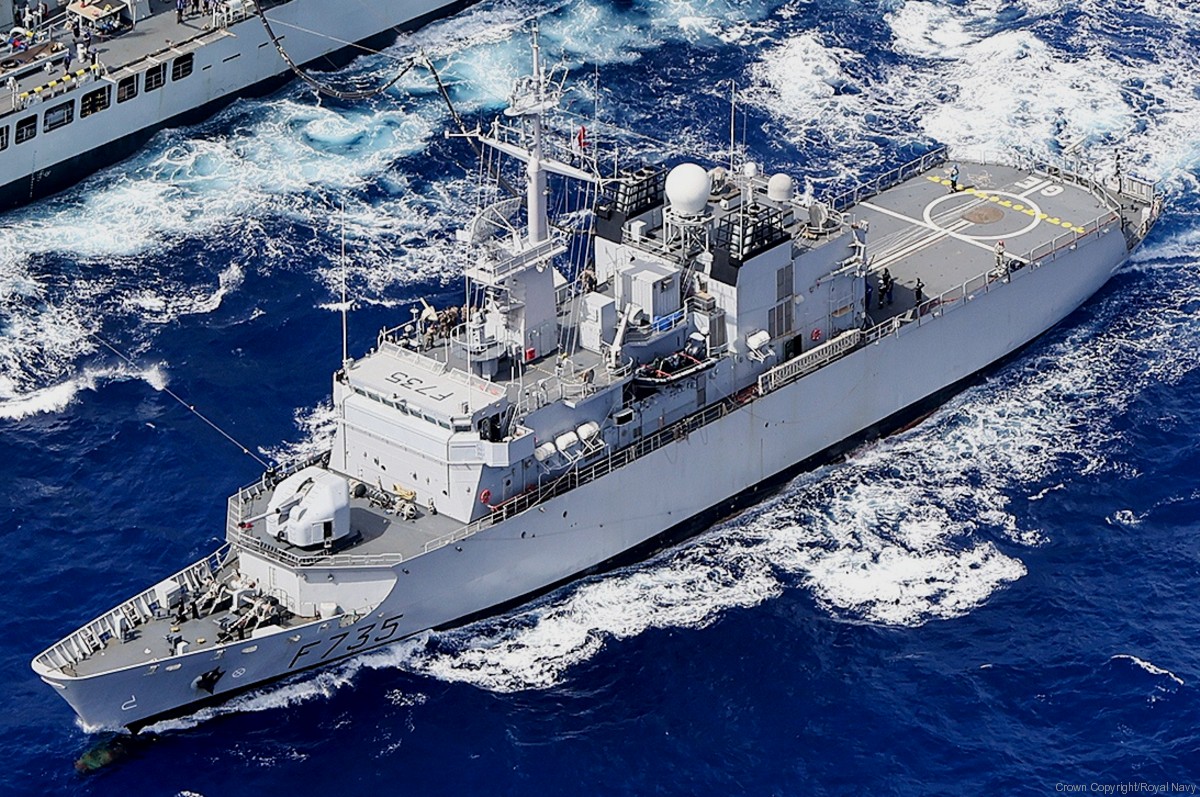 f-735 fs germinal floreal class frigate french navy marine nationale fregate de surveillance 16