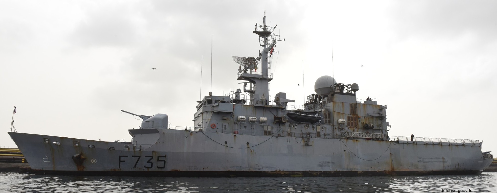 f-735 fs germinal floreal class frigate french navy marine nationale fregate de surveillance 17