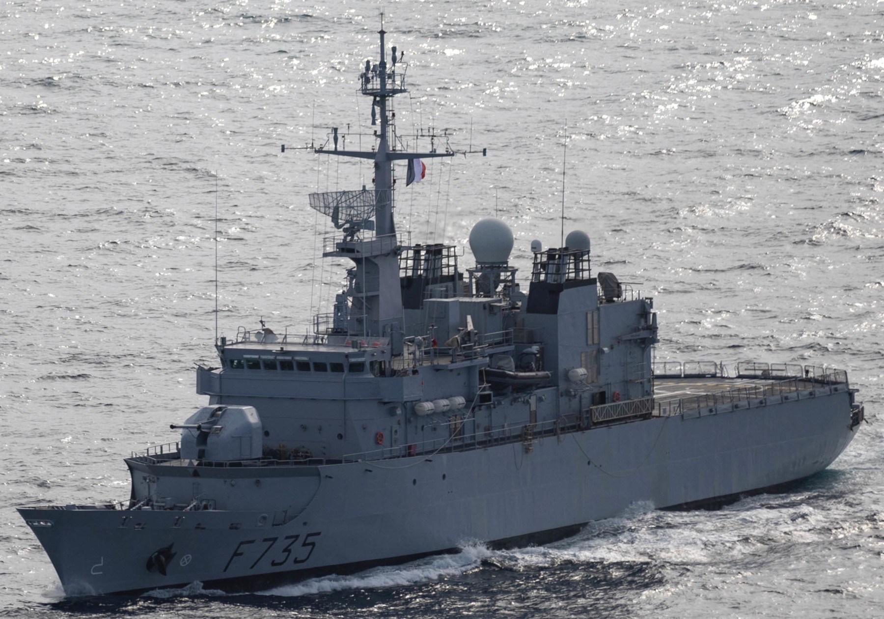 f-735 fs germinal floreal class frigate french navy marine nationale fregate de surveillance 19