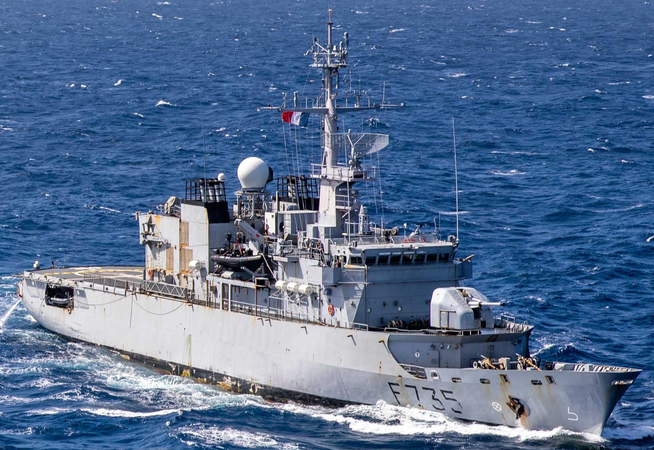 f-735 fs germinal floreal class frigate french navy marine nationale fregate de surveillance 20
