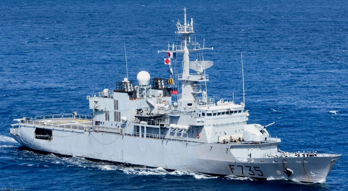 f-735 fs germinal floreal class frigate french navy marine nationale fregate de surveillance 22