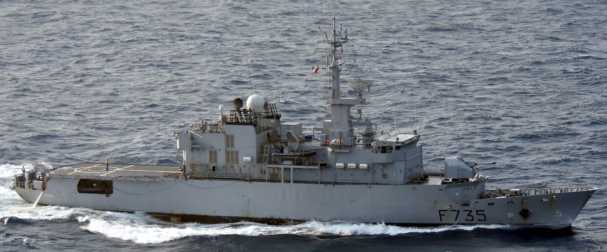 f-735 fs germinal floreal class frigate french navy marine nationale fregate de surveillance 23