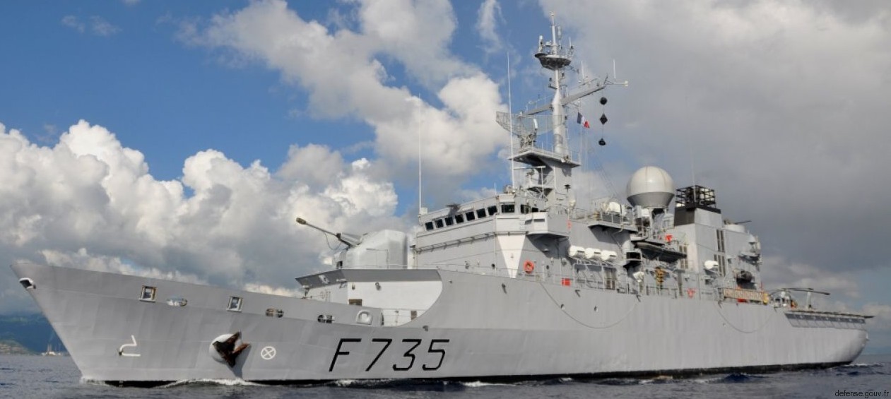 f-735 fs germinal floreal class frigate french navy marine nationale fregate de surveillance 25