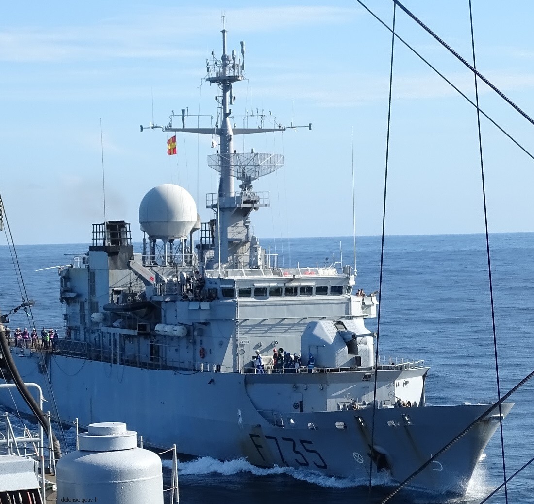 f-735 fs germinal floreal class frigate french navy marine nationale fregate de surveillance 26