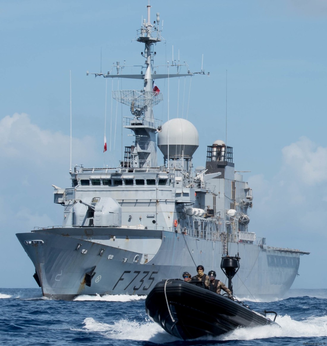 f-735 fs germinal floreal class frigate french navy marine nationale fregate de surveillance 27