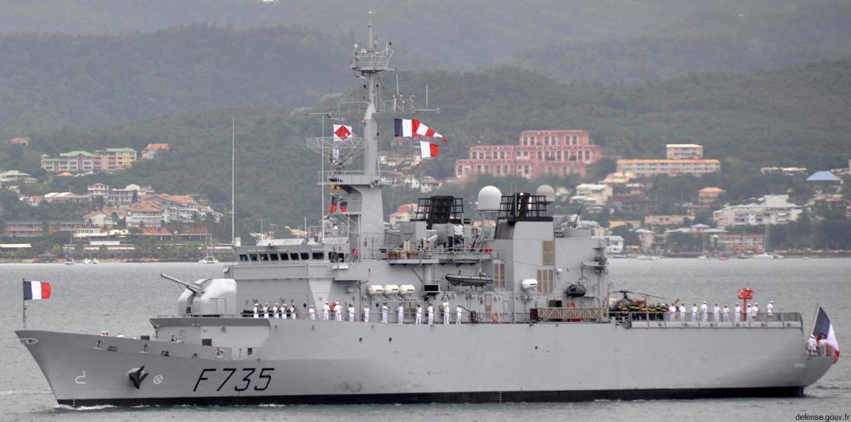 f-735 fs germinal floreal class frigate french navy marine nationale fregate de surveillance 28