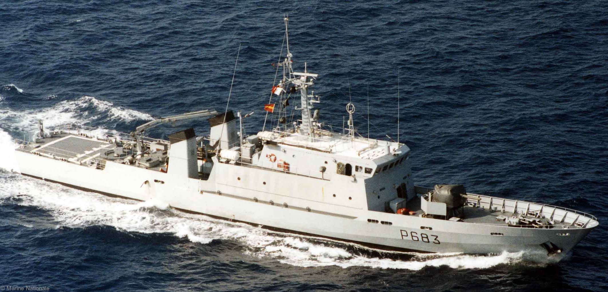 p-683 la boudeuse l'audacieuse p400 class patrol vessel french navy patrouilleur marine nationale 02