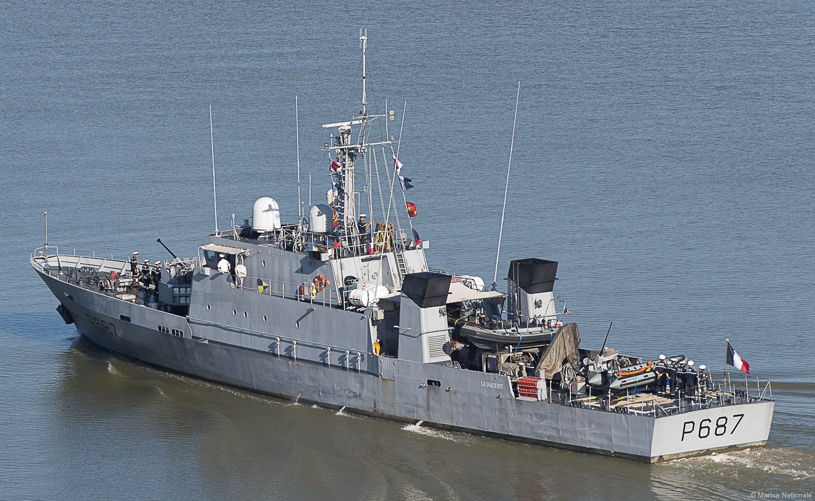 p-687 la gracieuse l'audacieuse p400 class patrol vessel french navy patrouilleur marine nationale 02
