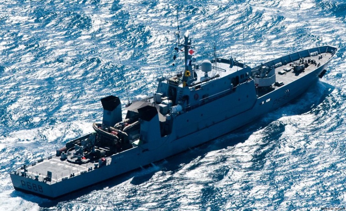 p-688 la moqueuse l'audacieuse p400 class patrol vessel french navy patrouilleur marine nationale 03