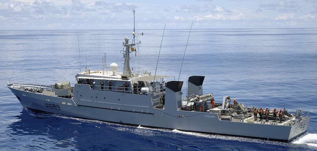 p-689 la railleuse l'audacieuse p400 class patrol vessel french navy patrouilleur marine nationale 02