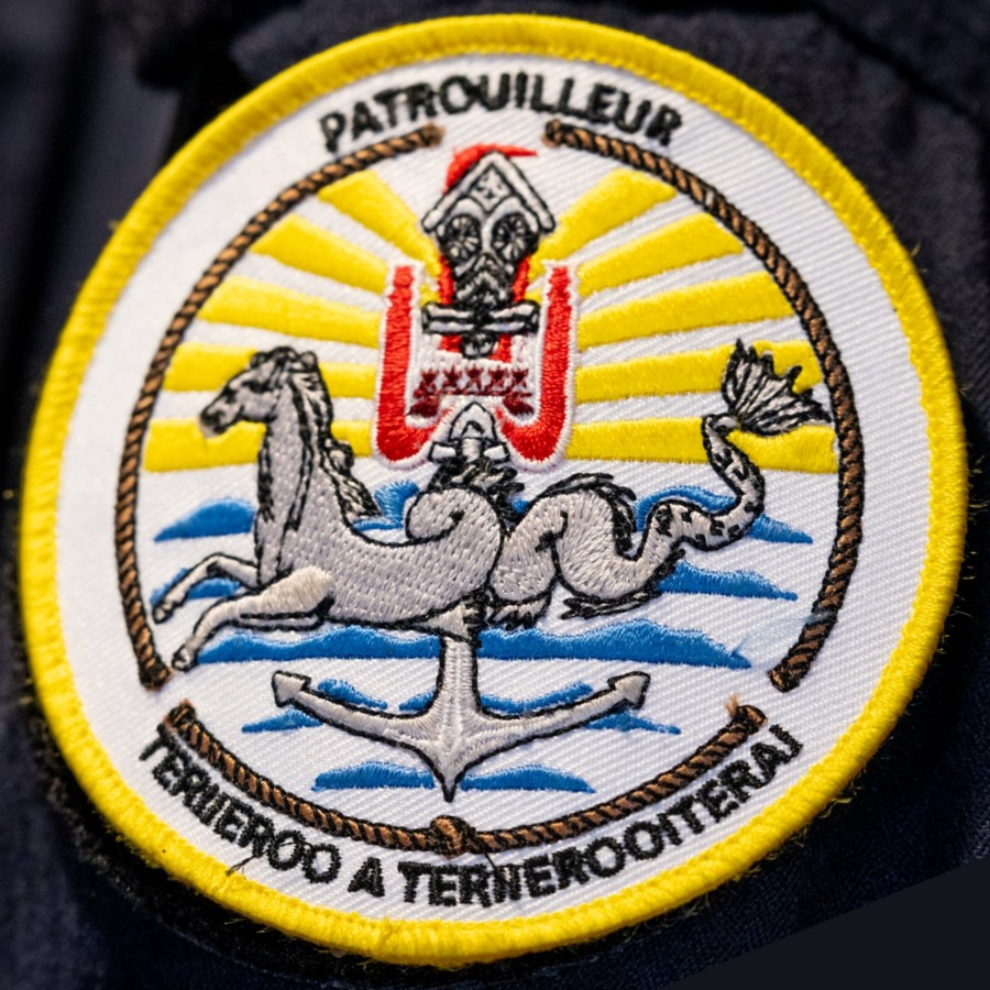 p-780 fs teriieroo teriierooiterai patrouilleur outre-mer pom offshore patrol vessel opv french navy marine nationale insignia crest patch 02