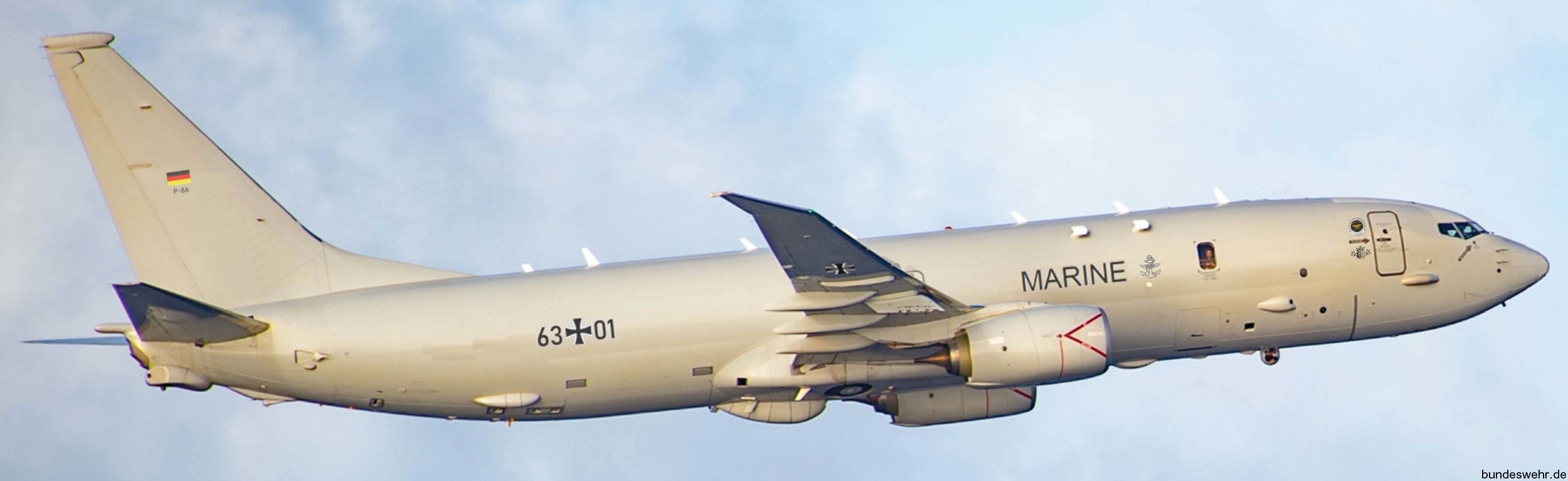 p-8a poseidon maritime patrol aircraft mpa german navy boeing deutsche marine seefernaufklärer 63+01 09