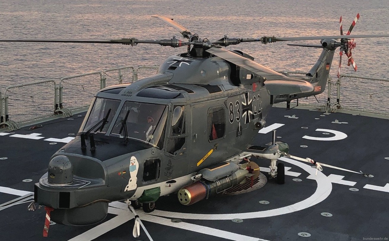 sea lynx mk.88a westland naval helicopter german navy deutsche marine mu90 torpedo 17