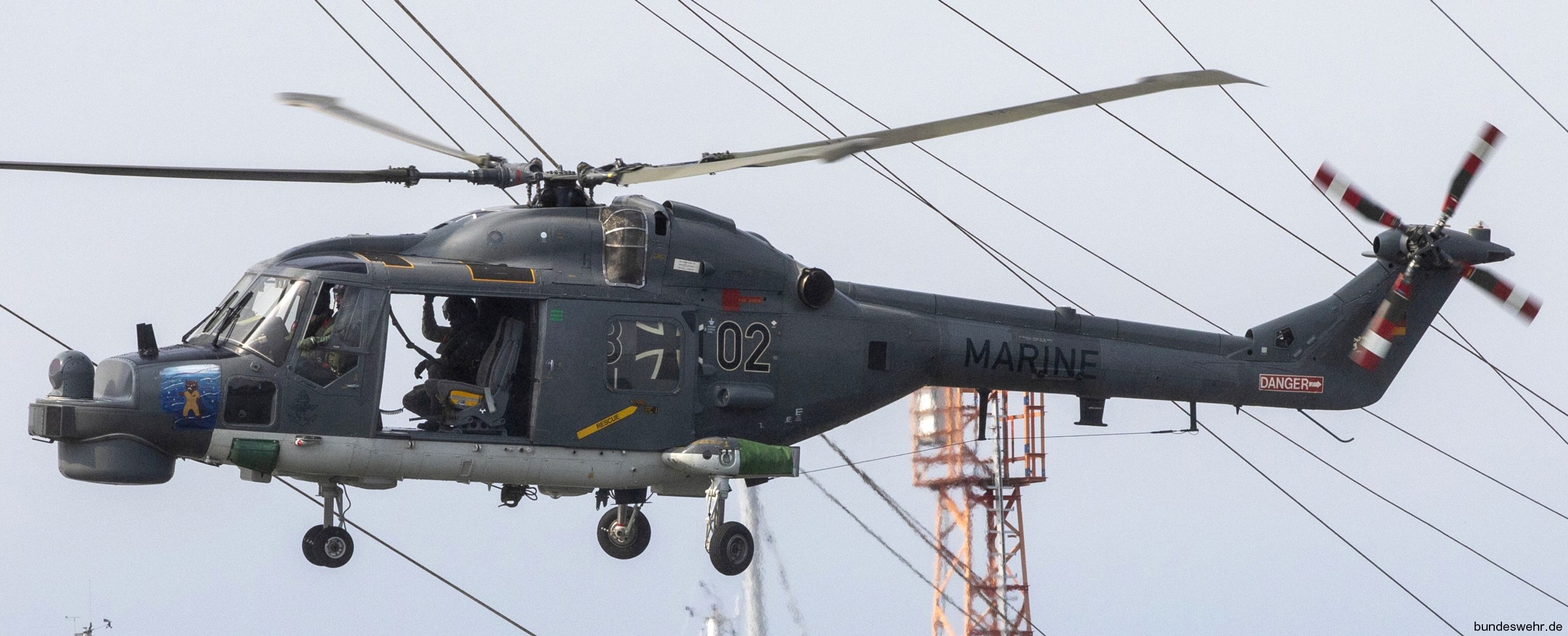 sea lynx mk.88a westland naval helicopter german navy deutsche marine 62