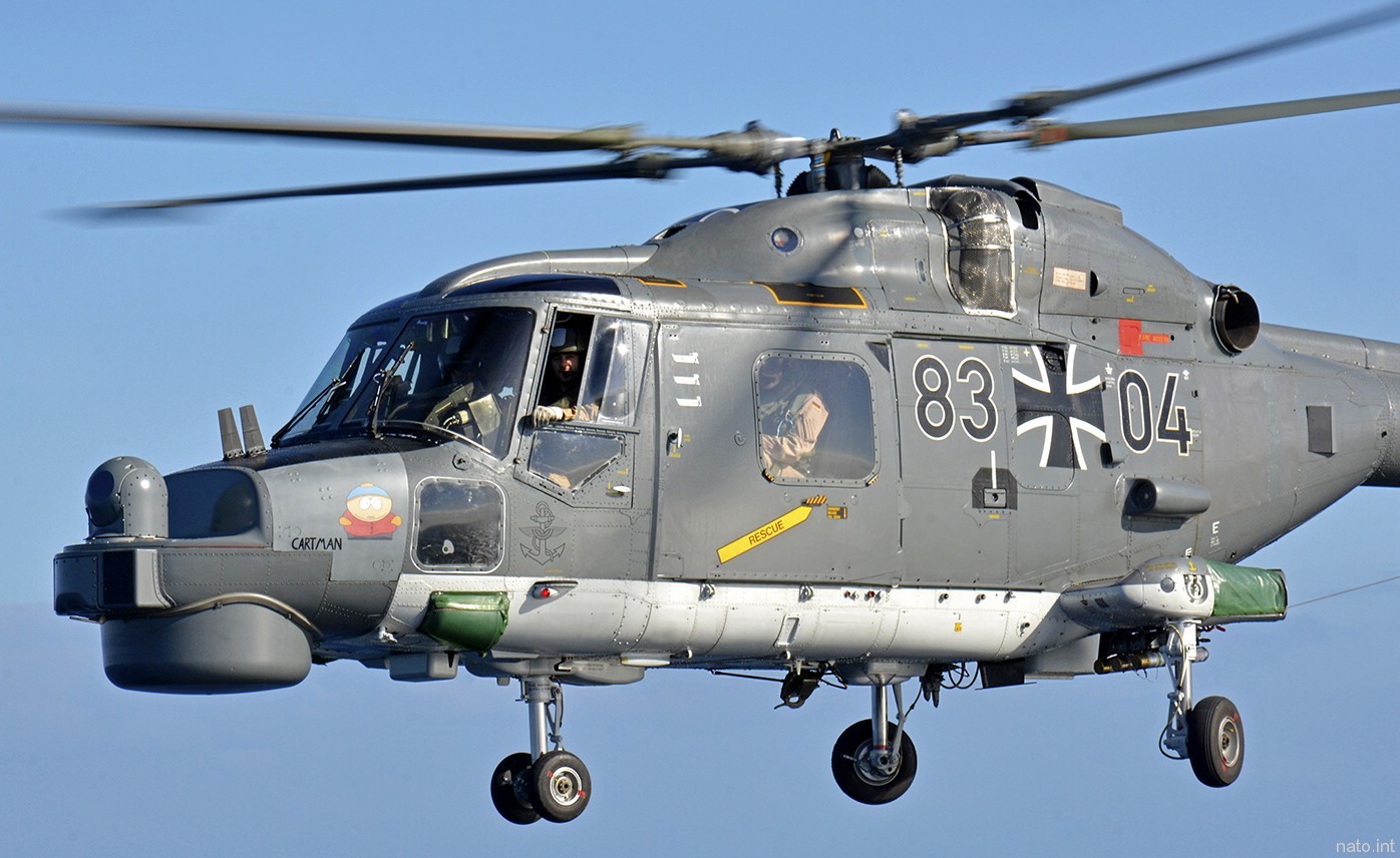 sea lynx mk.88a westland naval helicopter german navy deutsche marine 74