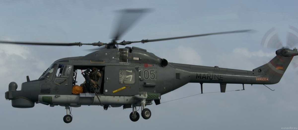 sea lynx mk.88a westland naval helicopter german navy deutsche marine door gunner 78