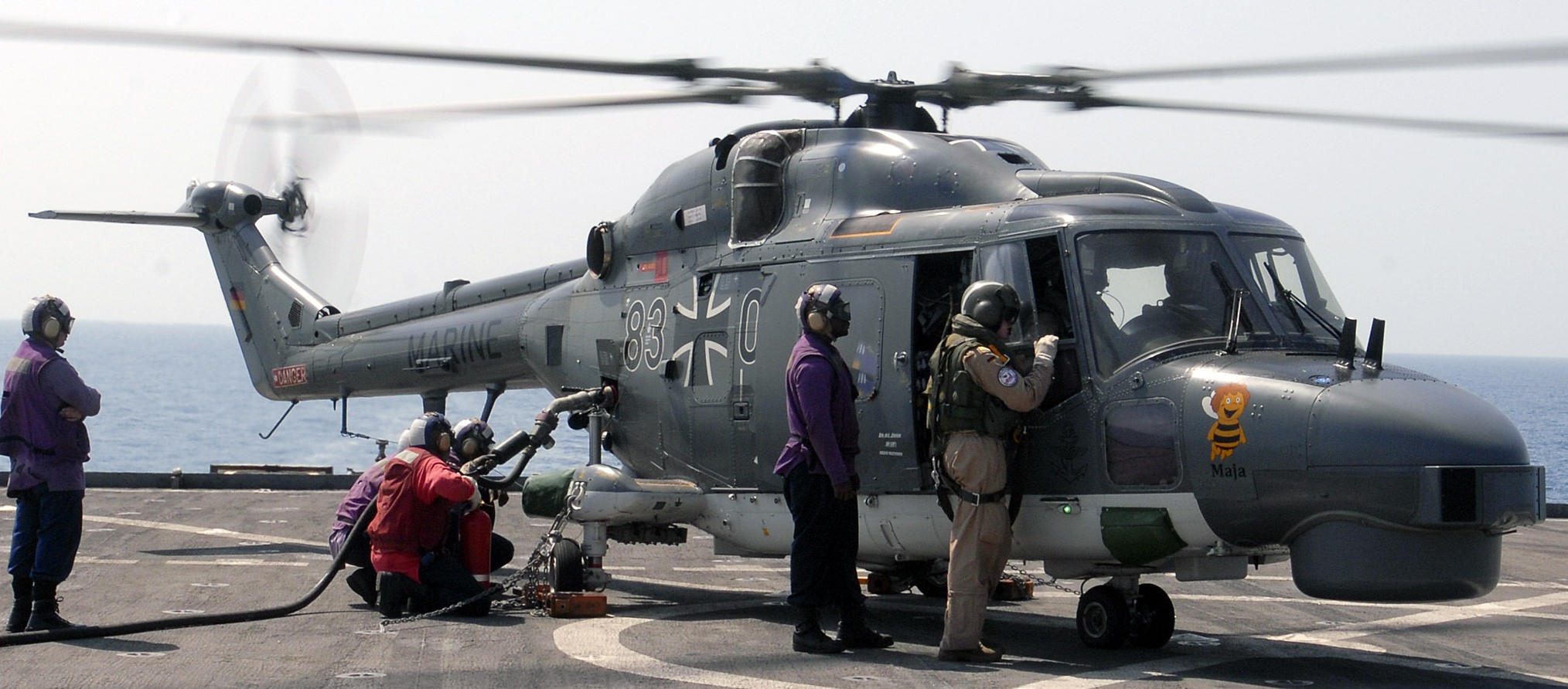 sea lynx mk.88a westland naval helicopter german navy deutsche marine 105