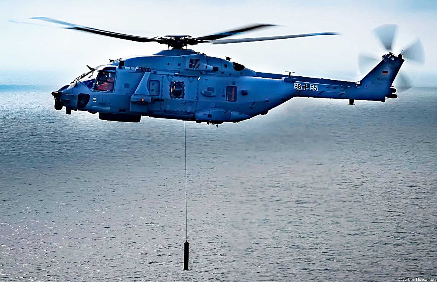 nh-90 mrfh sea tiger helicopter german navy deutsche marine thales flash dipping sonar 10