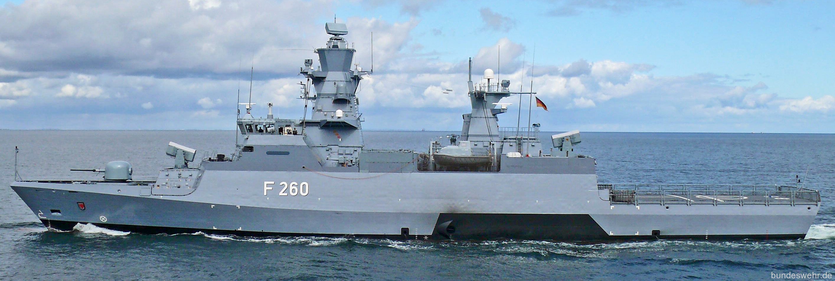 type k130 class corvette german navy f-260 fgs braunschweig 07x