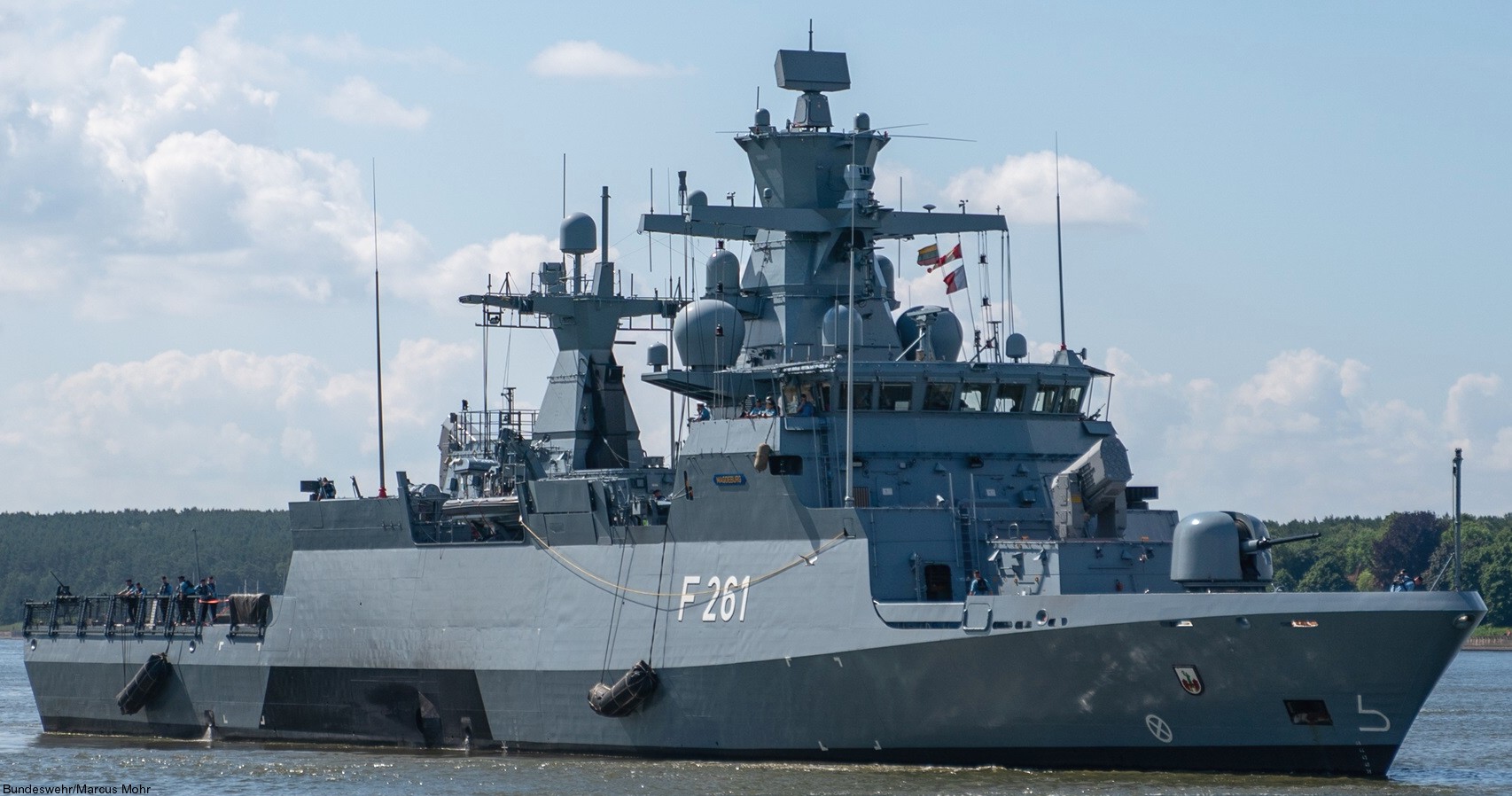 fgs magdeburg f-261 type k130 braunschweig class corvette german navy deutsche marine unifil 29