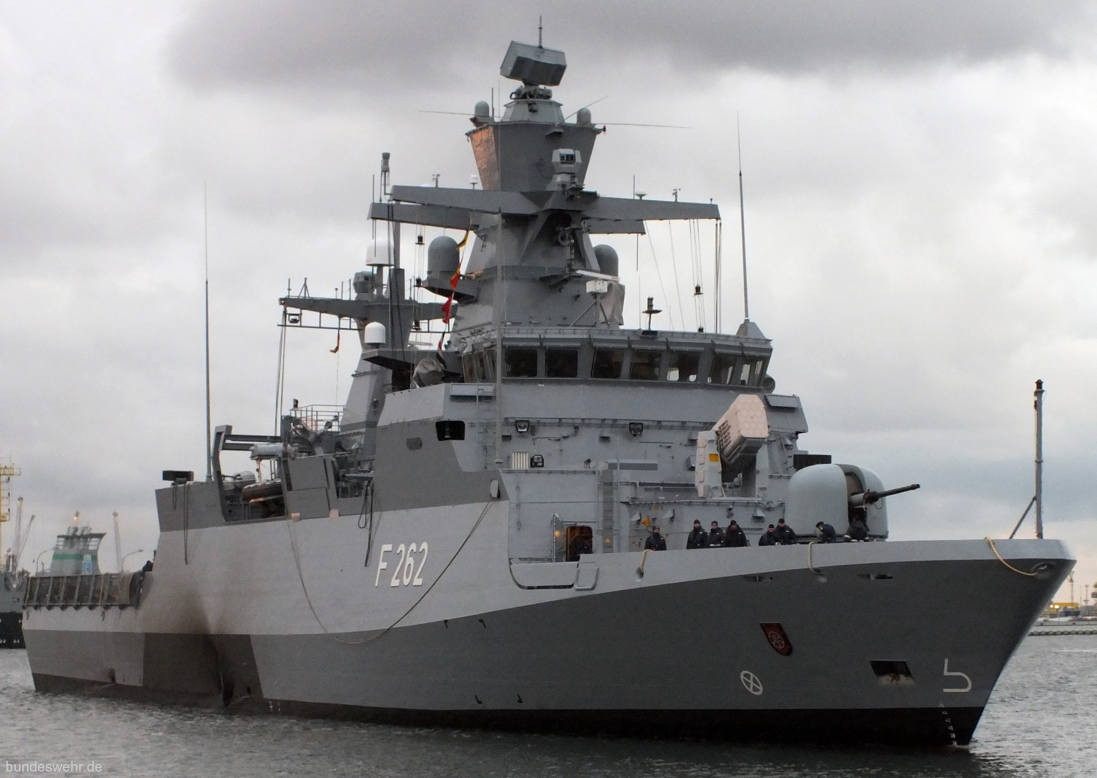 f-262 fgs erfurt type k130 braunschweig class corvette german navy 04