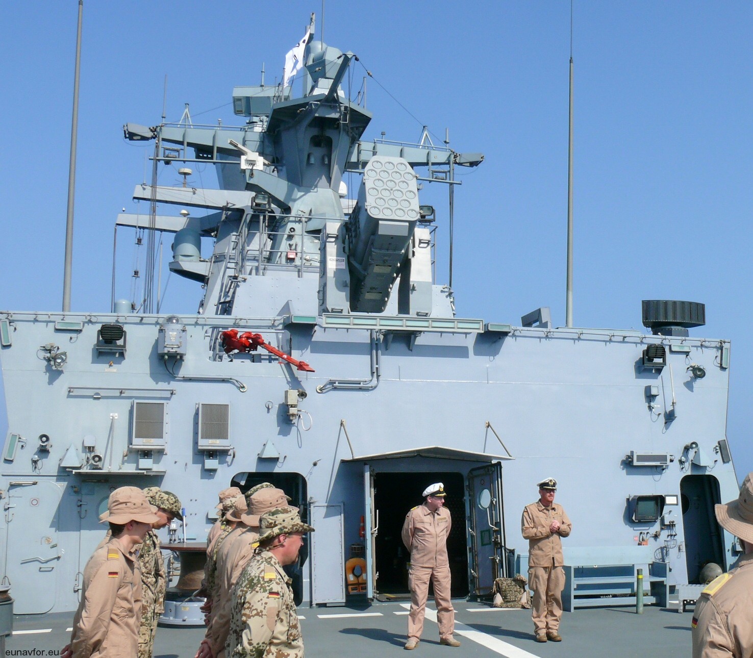 f-262 fgs erfurt type k130 braunschweig class corvette german navy 11 rim-116 ram launcher