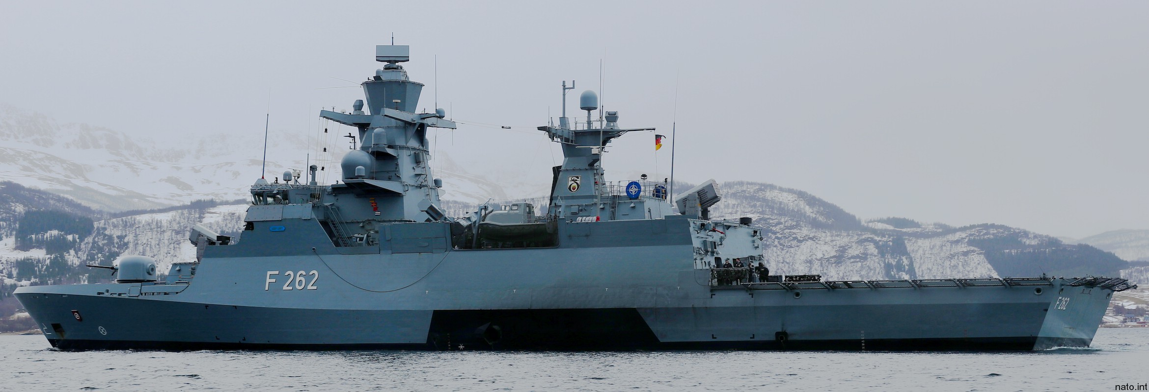 f-262 fgs erfurt type k130 braunschweig class corvette german navy deutsche marine korvette nato snmg 28