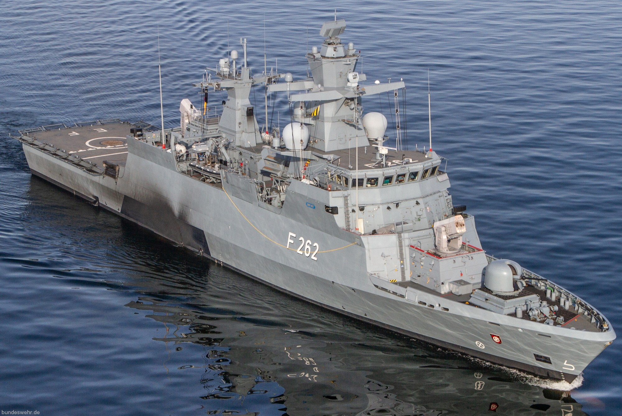 f-262 fgs erfurt type k130 braunschweig class corvette german navy deutsche marine korvette 29