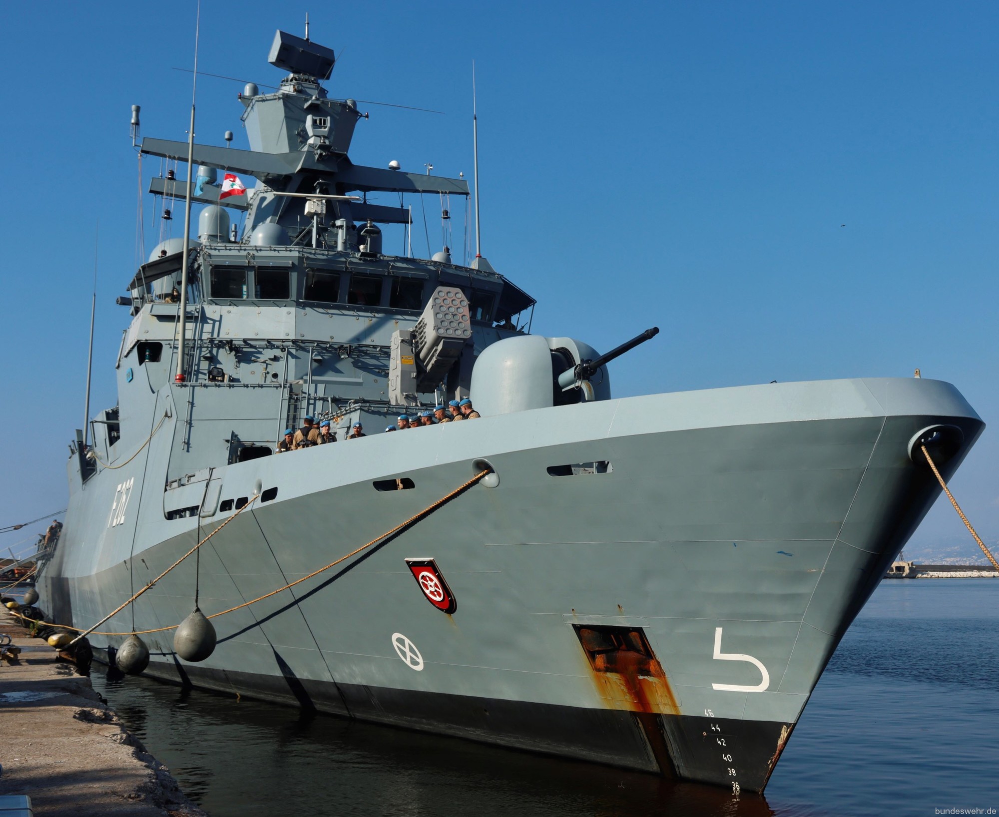f-262 fgs erfurt type k130 braunschweig class corvette german navy deutsche marine korvette 31