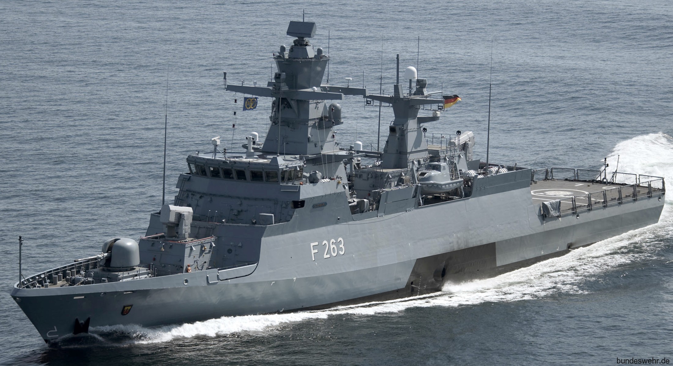 f-263 fgs oldenburg type k130 braunschweig class corvette german navy 09x rbs-15 ssm