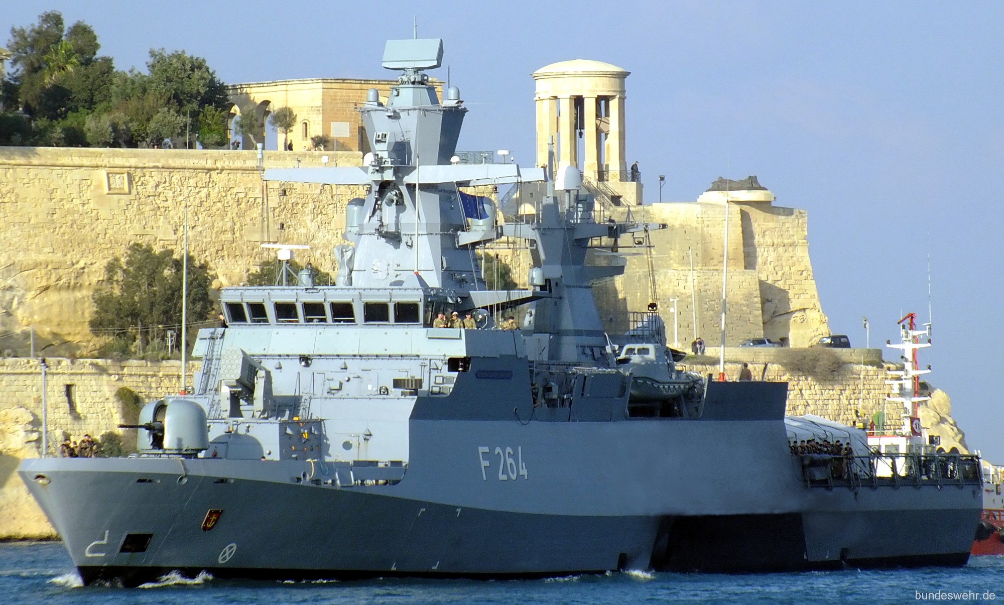 f-264 fgs ludwigshafen am rhein type k130 braunschweig class corvette german navy 03