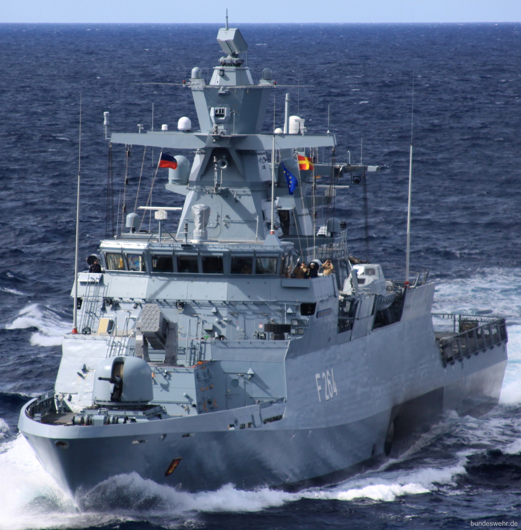 f-264 fgs ludwigshafen am rhein type k130 braunschweig class corvette german navy 04