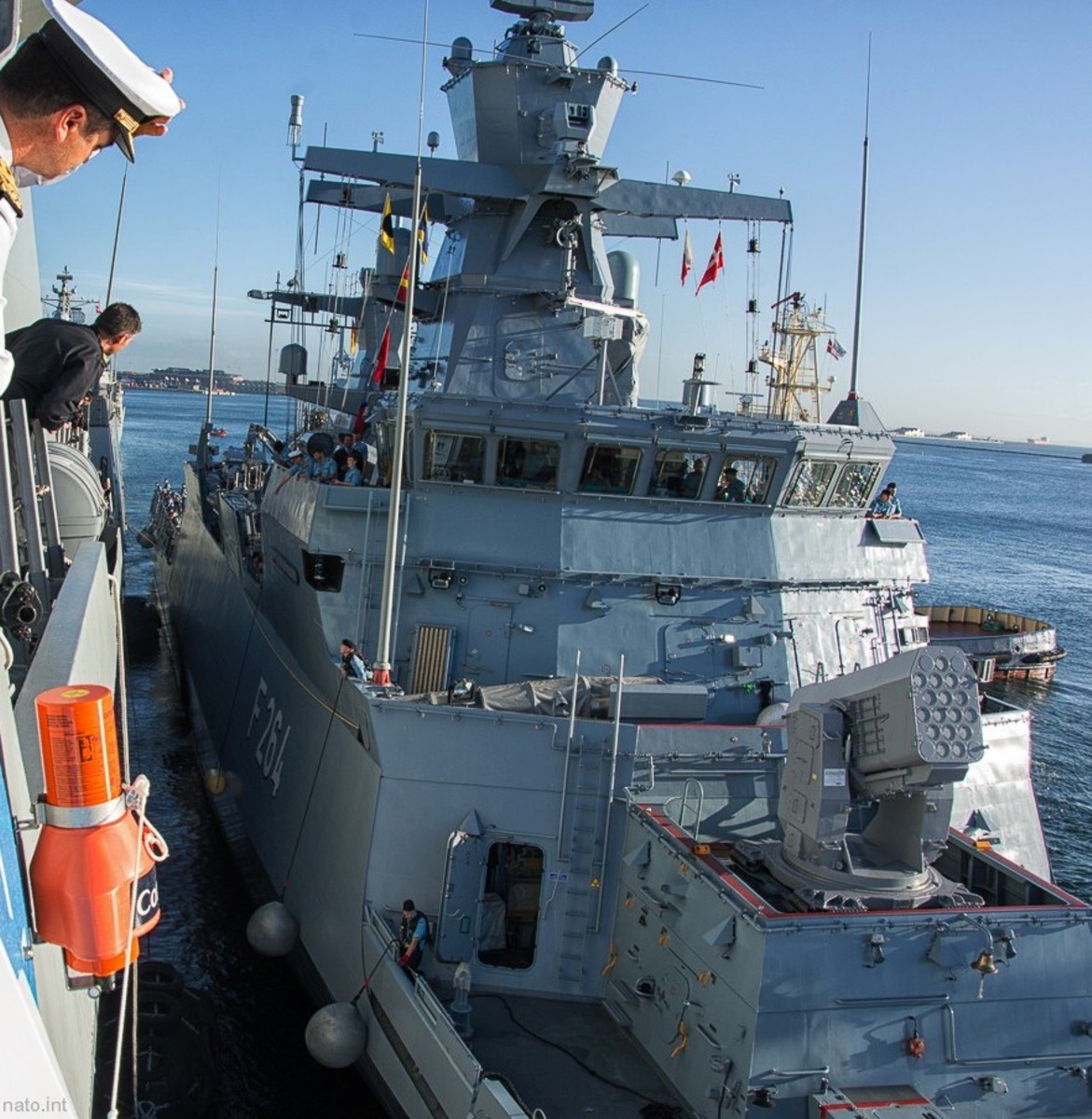 f-264 fgs ludwigshafen am rhein type k130 braunschweig class corvette german navy 05 nato snmg