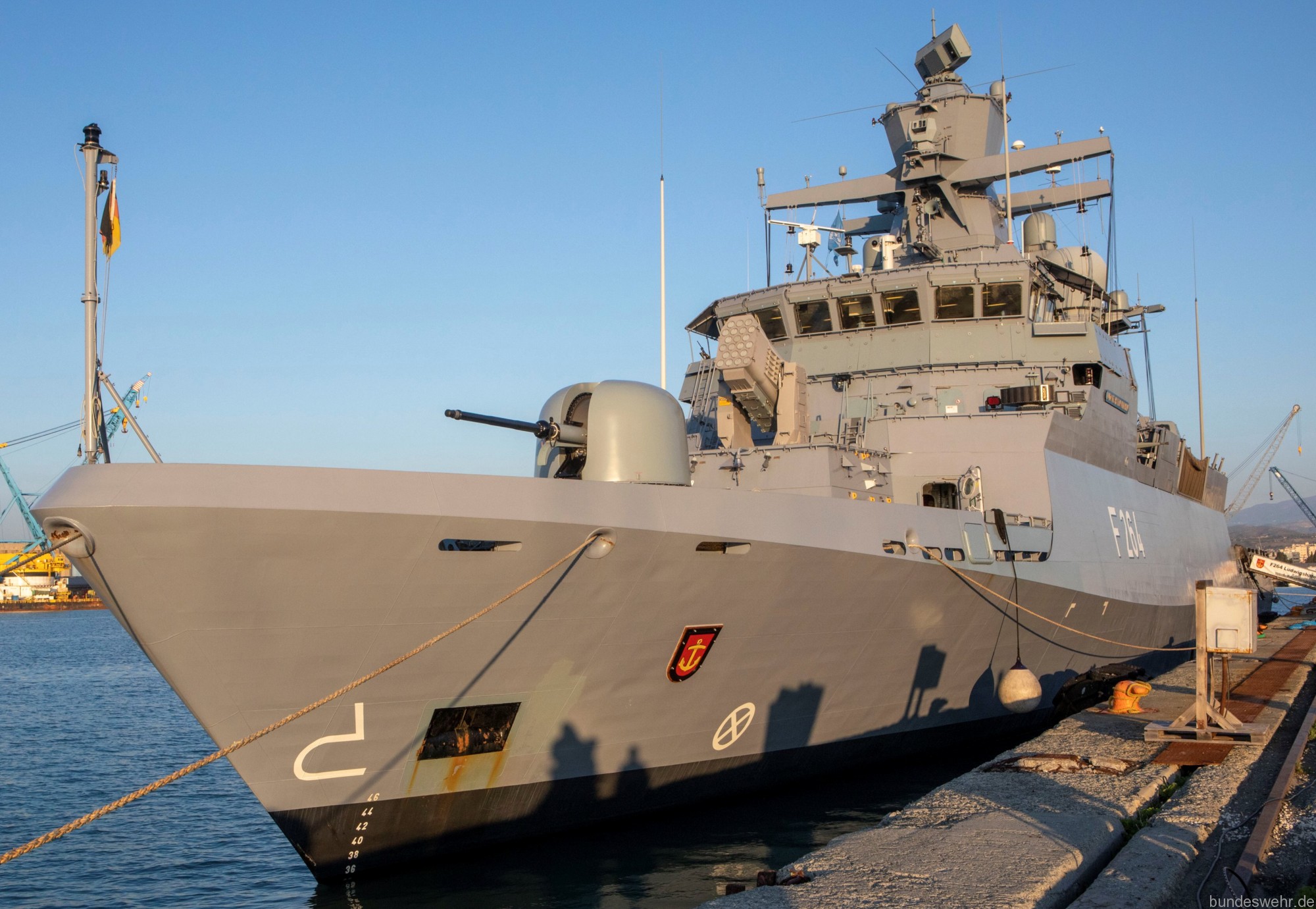 f-264 fgs ludwigshafen am rhein type k130 braunschweig class corvette german navy 15