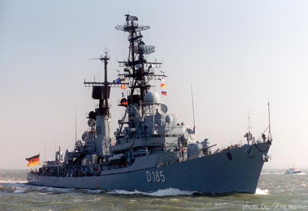 d-185 fgs lütjens lutjens guided missile destroyer german navy deutsche marine 04x
